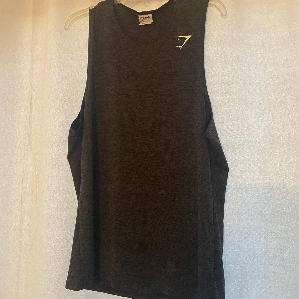 Mens gym shark tank top
